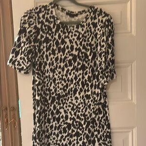 Sanctuary Monochrome Animal Print Top